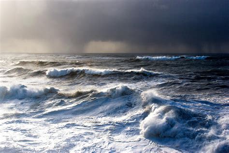 Storm at Sea Photograph by Dave Lines | Fine Art America