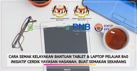 Bagi bujang b40 & m40 yang layak, sila apply bantuan prihatin nasional secara online. Cara Semak Kelayakan Bantuan Tablet & Laptop Pelajar B40 ...
