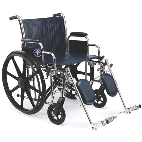 Medline Excel Extra Wide Wheelchair 22′ Wide Seat Desk Length