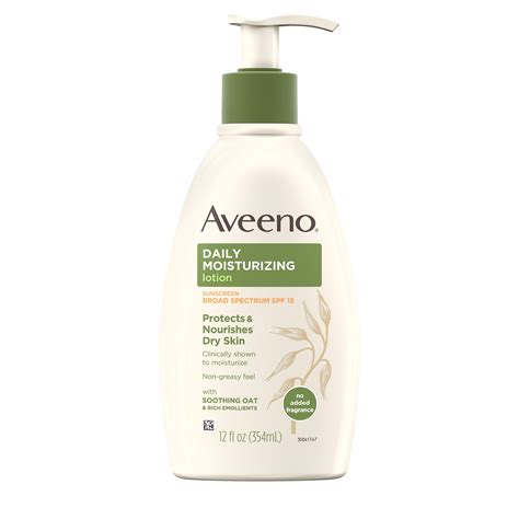 Buy Aveeno Daily Moisturizing Body Lotion With Broad Spectrum Spf 15