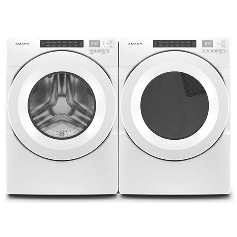 Shop Amana High Efficiency Stackable Front Load Washer And Electric Dryer