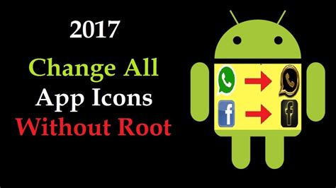 How To Change Android Phone App Icon Change Any Application Name New