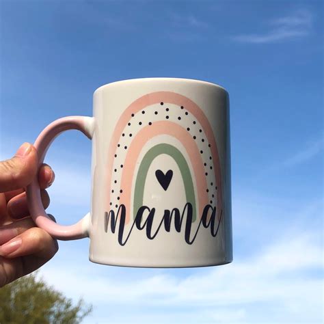 Rainbow Mama Mug Etsy