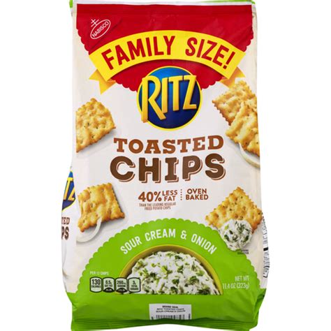 Find deals on products in snack food on amazon. Ritz Sour Cream & Onion Toasted Chips (11.4 oz) from ...