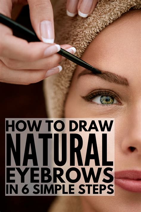 6 Tips And Products To Teach You How To Draw Eyebrows Naturally Natural
