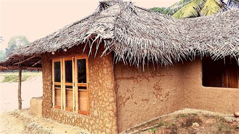 How To Build Mud House Primitive Tool Update Mud House Build Door And Window The Art Of