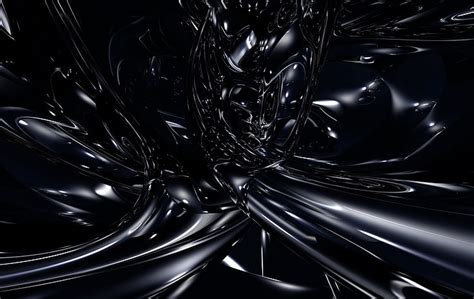 Hd Wallpaper Black Liquid Wallpaper Dark Dive Abstraction