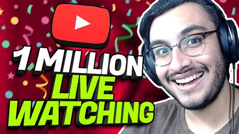 1 Million Live Watching On Youtube World Record Rawknee Youtube