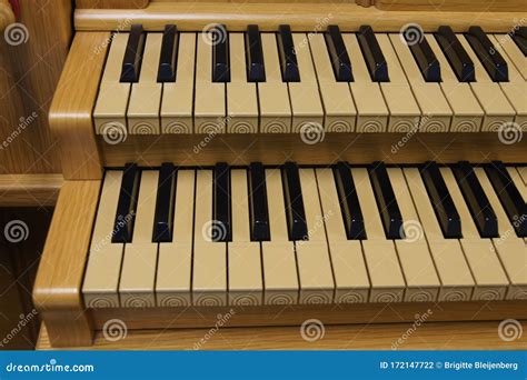 Pipe Organ Keys Instrument Piano Stock Photo Image Of Concert Keys