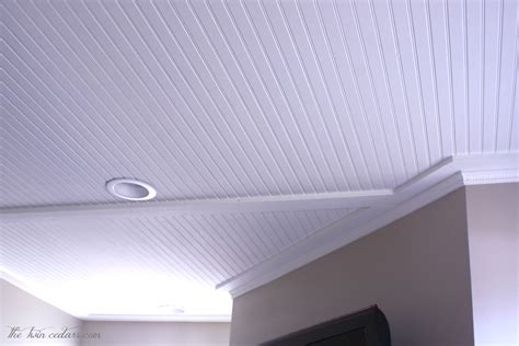 Some ceiling tiles can be painted so that you can change their appearance as your tastes change. DIY Basement Ceiling, beautiful alternative to drop ...