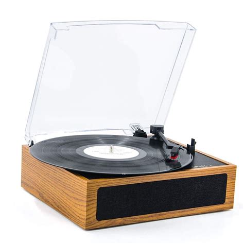 Lpandno1 Vintage Vinyl Record Players With Bluetooth Receiver3 Speed