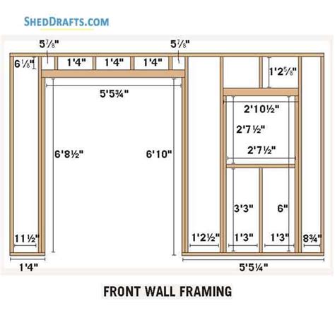 8×12 Slant Roof Utility Tool Shed Plans