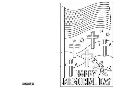 Memorial Day Coloring Pages For Kids Preschool And Kindergarten