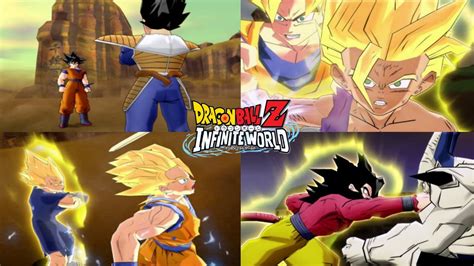 Dragon Ball Z Infinite World Todas Las Cinemáticas Youtube
