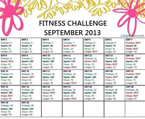 September Fitness Challenge Boot Camp Workout Plan For Beginners