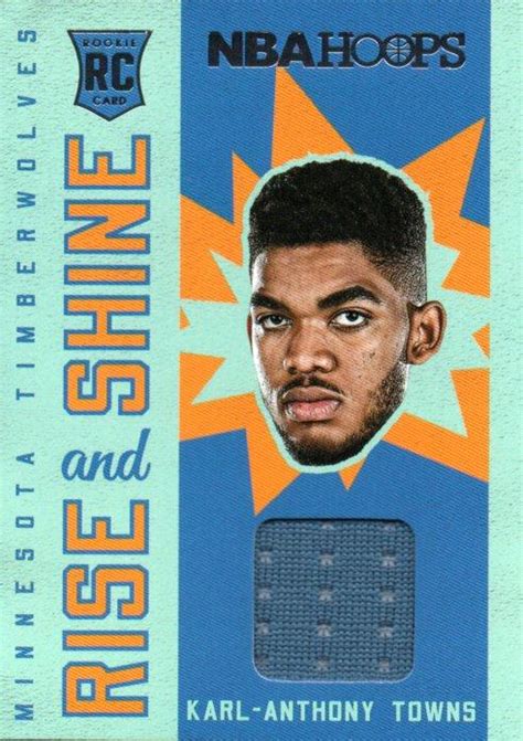 Mint Panini Hoops Karl Anthony Towns Player Worn