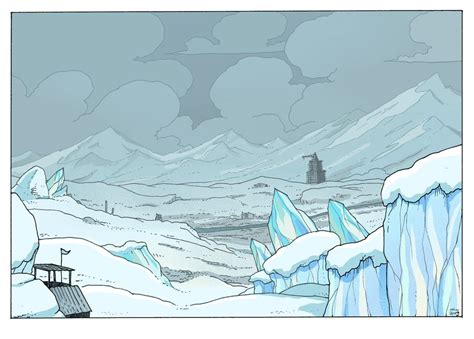 Tundra By Ccdriver On Deviantart Landscape Drawings Tundra Drawings