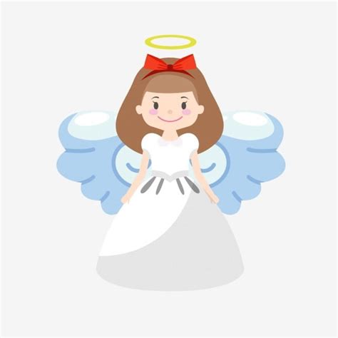Dream Fairy Tale Princess Cartoon Angel Hand Drawn Illustration White