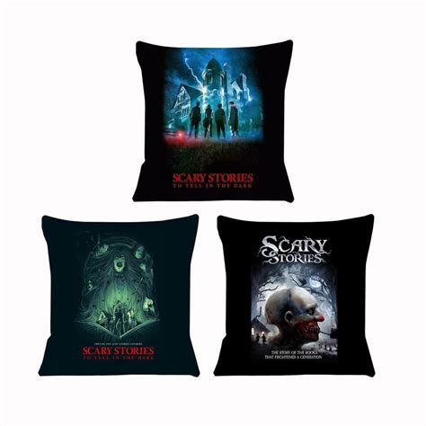 Scary Stories Tell Dark Cover Scary Pillow Cover Scary Pillow Cases Cushion Cover Aliexpress