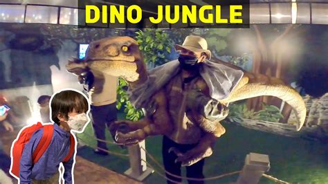Rex Nonton Atraksi Dinosaurus Dino Jungle Youtube