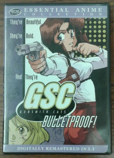 Gunsmith Cats Bulletproof Dvd 2004 The Essential Anime Collection