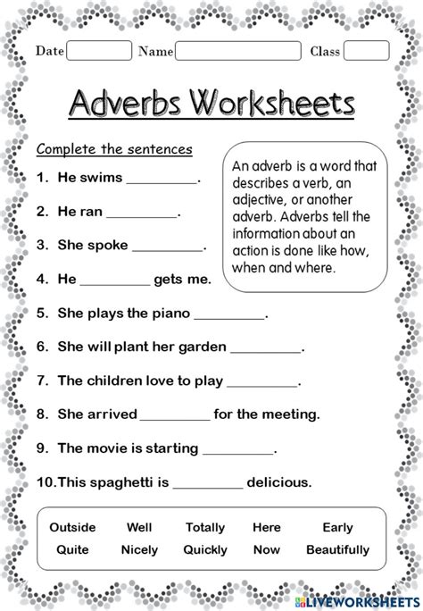 Https://tommynaija.com/worksheet/adverbs Worksheet 3rd Grade