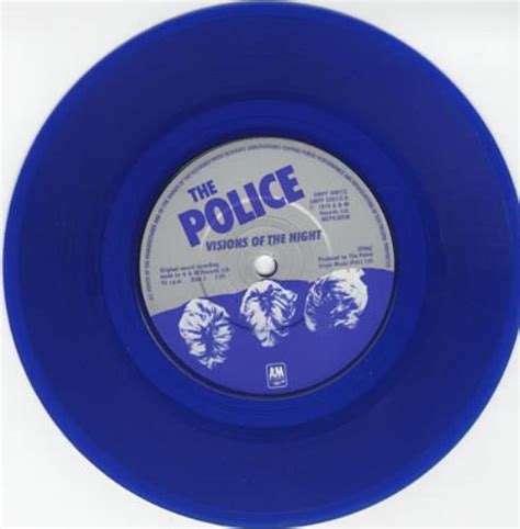 The Police Walking On The Moon Blue Vinyl Uk 7 Vinyl Single 7 Inch