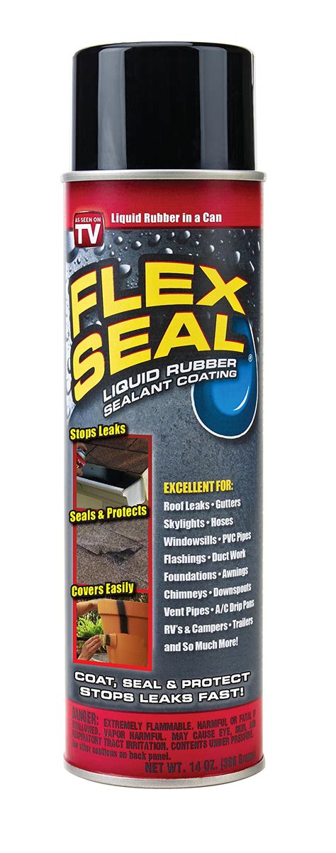 Flex Seal Spray Rubber Sealant Coating 14 Oz Black Buy Online In