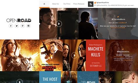 Open Road Films The Design Inspiration Website Showcase The
