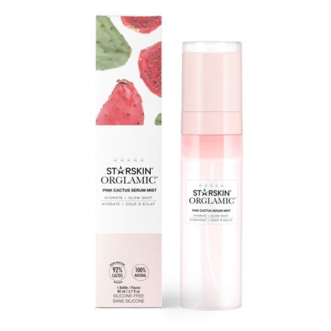 Starskin orglamic™ pink cactus serum mist. ORGLAMIC™ PINK CACTUS COLLECTION