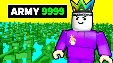 I Built The Strongest Toy Army On Roblox Toy Soldierz Youtube