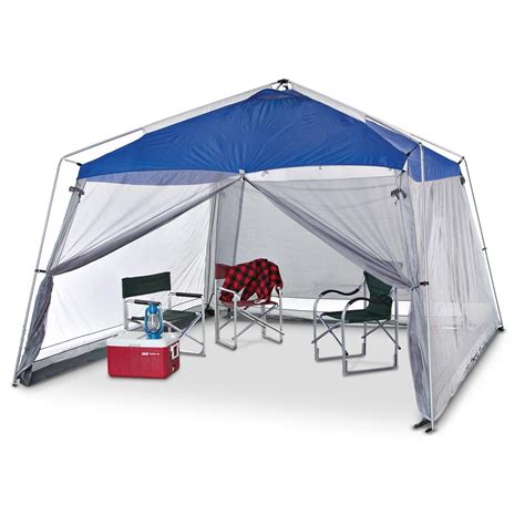Northpole® 12x12 Screenhouse Blue 152240 Canopy Screen And Pop Up
