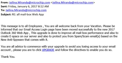 Middinfosec Phishing Alert Dont Fall For “re All Mail Box Web App ” Scam Email Library