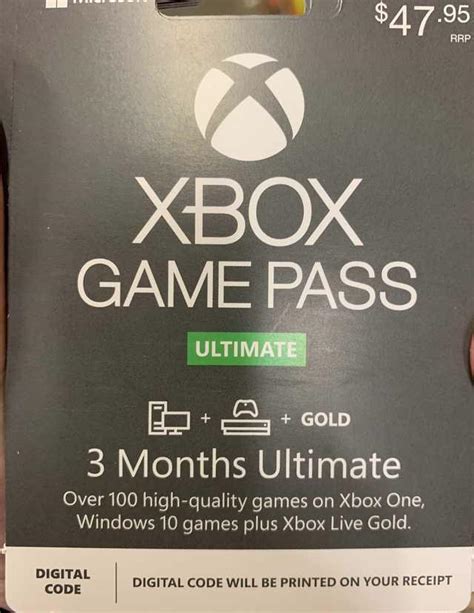 Así Serían Las Tarjetas Prepago De Xbox Game Pass Ultimate En Pc Y Xbox One