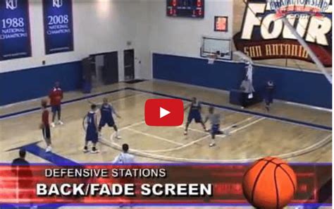 Defensive Stations With Bill Self Basketball Drills Hoop Coach