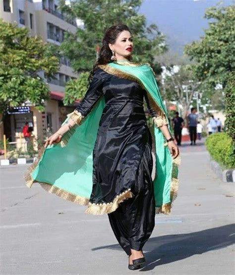 Aman Punjabi Suits Designer Boutique Punjabi Suit Neck Designs Black Punjabi Suit