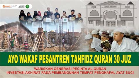 Wakaf Amal Jariyah Bangun Masjid Dan Pesantren Yatim