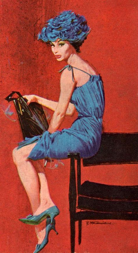 And So It Goes • Pinupcraze Robert Mcginnis By Oldcarguy41 Robert Mcginnis Pulp Fiction