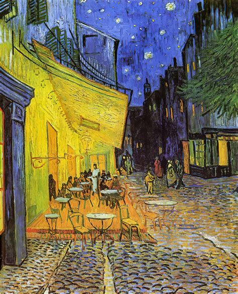 Museum Art Reproductions Caf Terrace At Night By Vincent Van Gogh