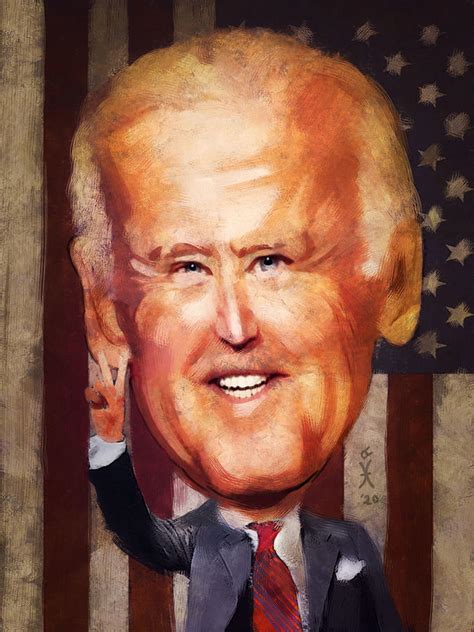 Joe Biden Portrait Election 2020 Usa Painting By Maciej Mackiewicz