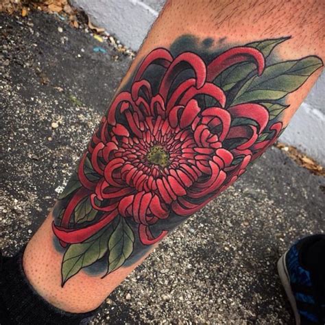 Chrysanthemum tattoos have a deep connection with the japanese culture even though they originate from china. 75+ Cool Chrysanthemum Tattoo Designs - Pass Your Message ...