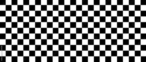 White And Black Checkered Flag For Racing Background And Texture Stock