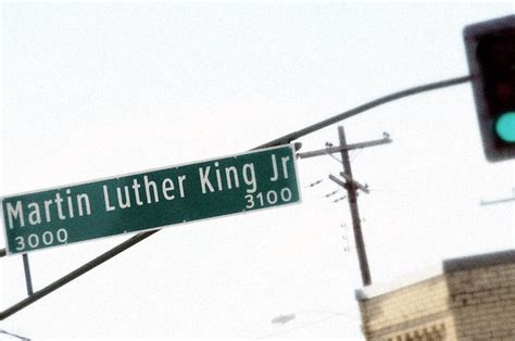 Martin Luther King Jr Boulevard South Dallas Texas Traffic Signal Light