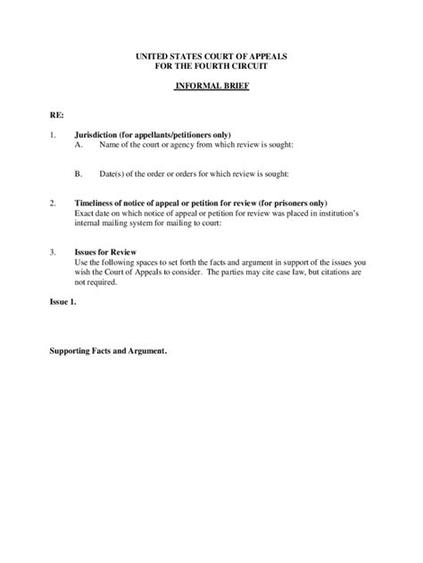 Appeal Brief Template Fill Out And Sign Online Dochub
