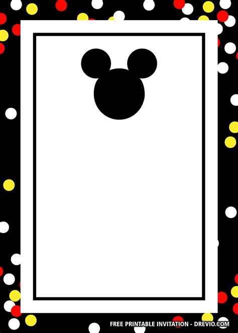 Template Mickey Mouse Printables Img Groin