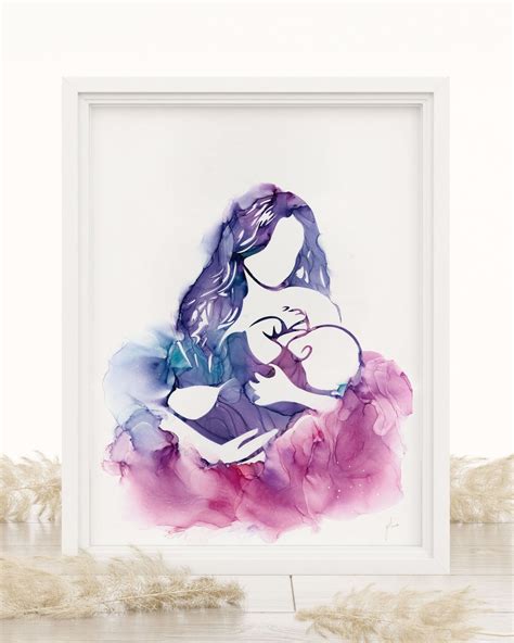 Ballermama Breastfeeding Art Printable Gina Jones Creations Midwife