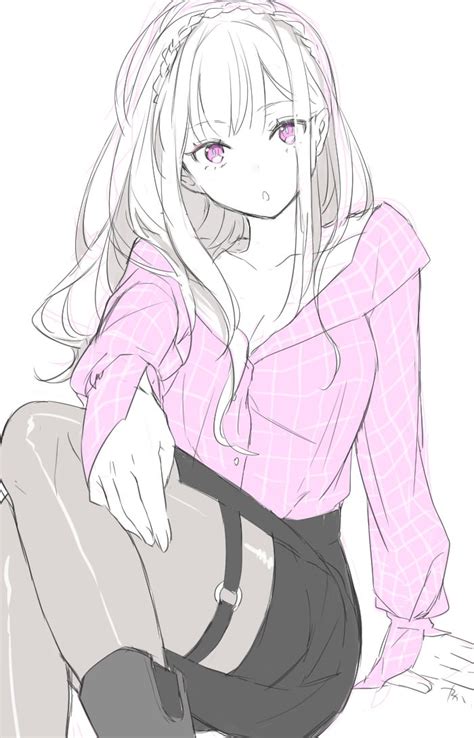 Media Emilia In Casual Clothes By わか Rrezero