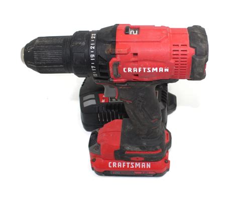 Craftsman Cmcd700 20V Cordless 2 Speed Drill With Battery And Charger