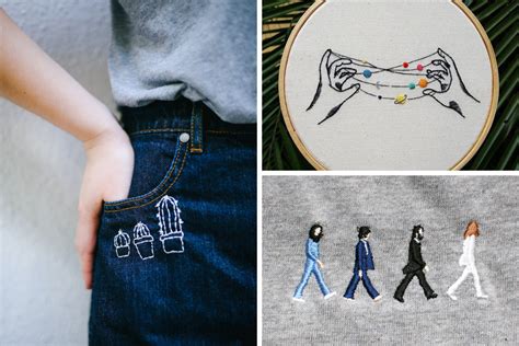 This means how certain ink colors in the design will appear against a lighter. 50 Easy DIY Embroidery Shirt Designs You Can Do By Hand ...