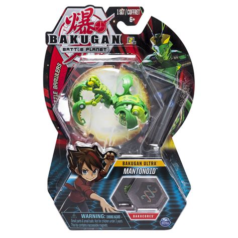 Bakugan Ultra Mantonoid 3 Inch Collectible Action Figure And Trading